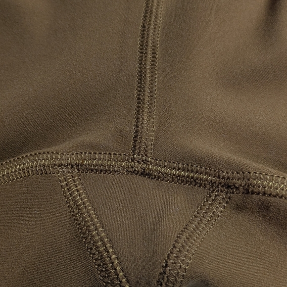 Lululemon Women Nulu Colour Block High-Rise Tight Leggings Brown Beige EUC Sz 6 - Picture 7 of 11